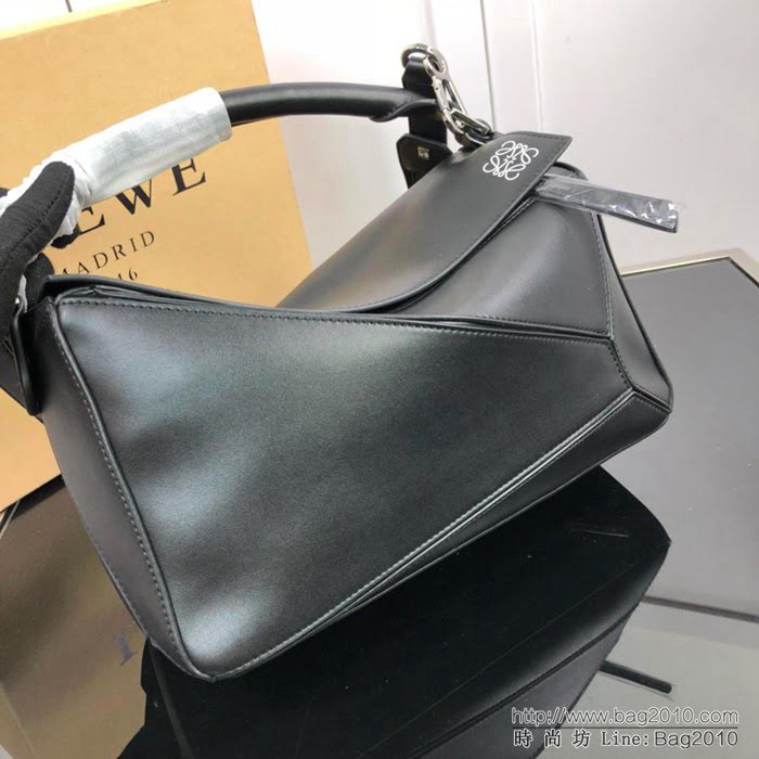 LOEWE羅意威 拼色熱銷款 puzzle bag 可折疊 牛皮手提肩背包 大小號 L0153  jdl1234